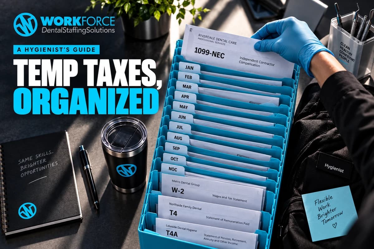 Tax Season for Temp Dental Hygienists: A Guide to Staying Organized and Stress-Free