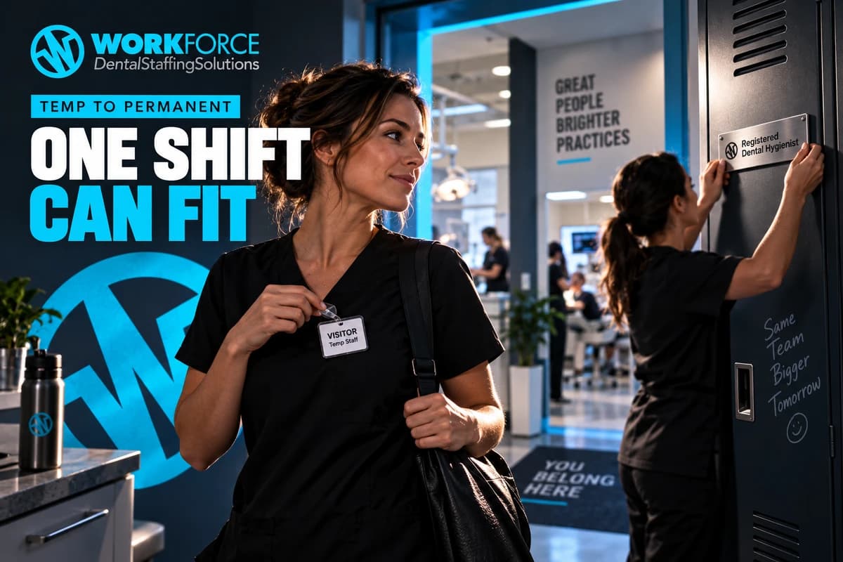 Turning a temp shift into a permanent role